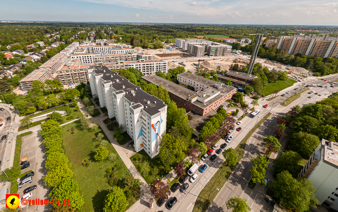 09.05.2023 - Baustelle Alexisquartier und Pandion Verde in Neuperlach